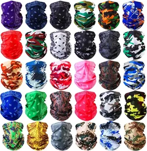 10/20/30/50/100/150 Pack Face Mask Neck Gaiters Scarf Reusable Protection Fashion Unisex Washable Reusable