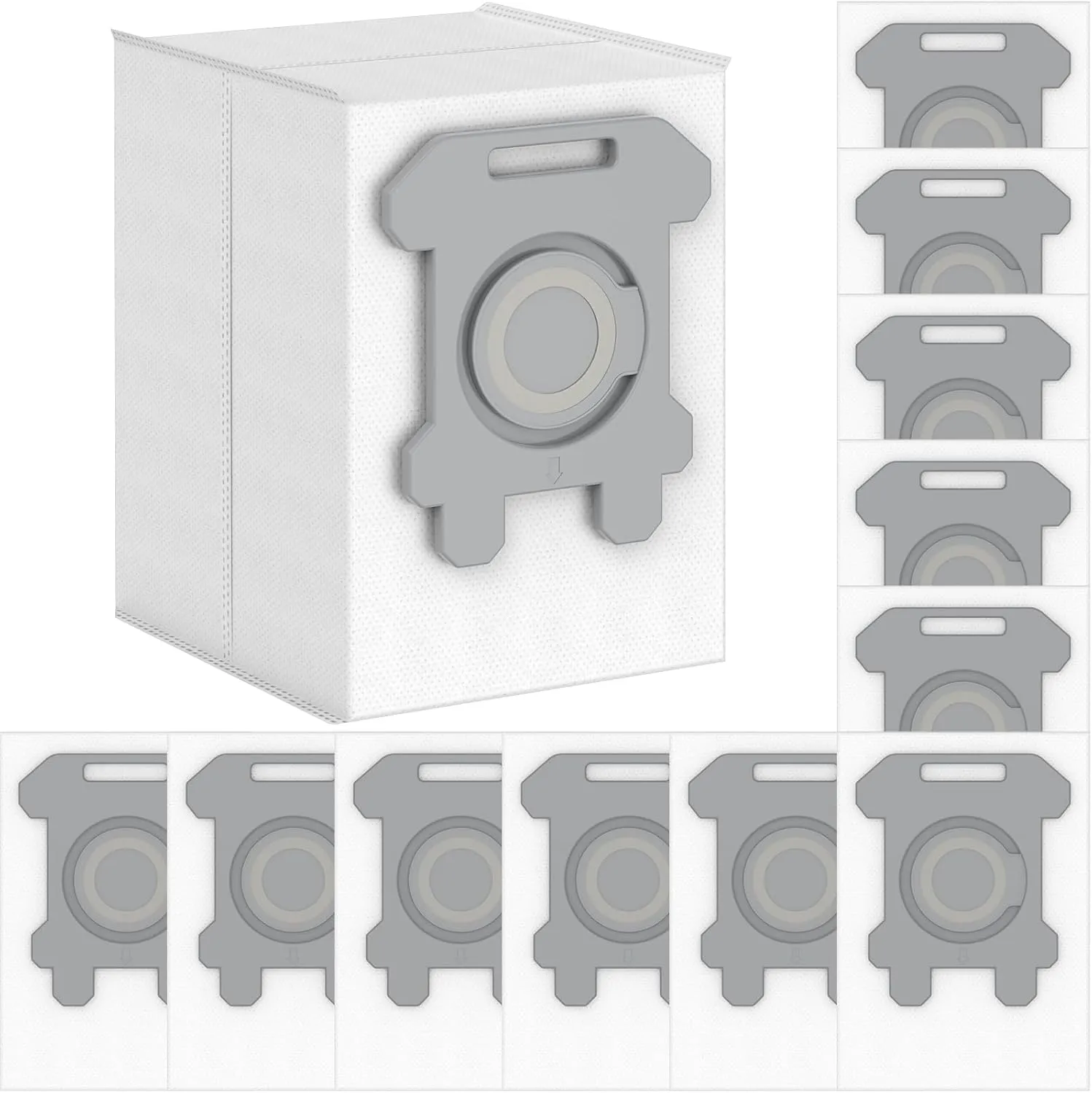 12 Pack Dirt Disposal Bags Compatible with Robotic Vacuum Cleaner i3, i3 , i7, i7 , i8, i8 , i4, i4 , i1, i1 , i6, i6 , j7, j7 , s9, s9 Plus, i & s j Series Vacuum Bags Bin Bags Replacement Parts