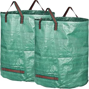 2-Pack 132 Gallons Reusable Garden Waste Bags (H34, D34 inches) - Yard Waste Bags