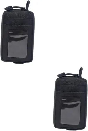 2 Pcs Small Travel Pouch Waterproof Waist Bag Compact Change Holder for Hiking Cycling Outdoor Sports