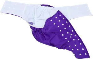 3 Pcs Cloth Diapers Leak-Proof Reusable Washable Adult Diaper for Gentle Incontinence Heavy Menstrual Flow Postpartum XL