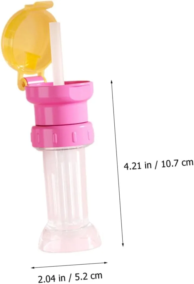 3sets 4 Pcs Water Bottle Caps with Straw Water Bottle Adapter Easy to Clean Install Safe Design 4pcs*3