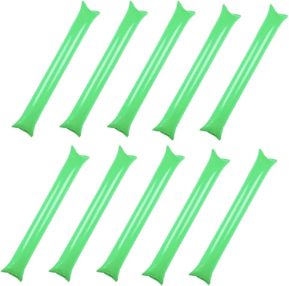 48 PCS Thunder Sticks Cheering Sticks Thicken Bam Bam Cheerleading Noise Makers Balloons for Sporting Events Dance Basketball Football Game Party