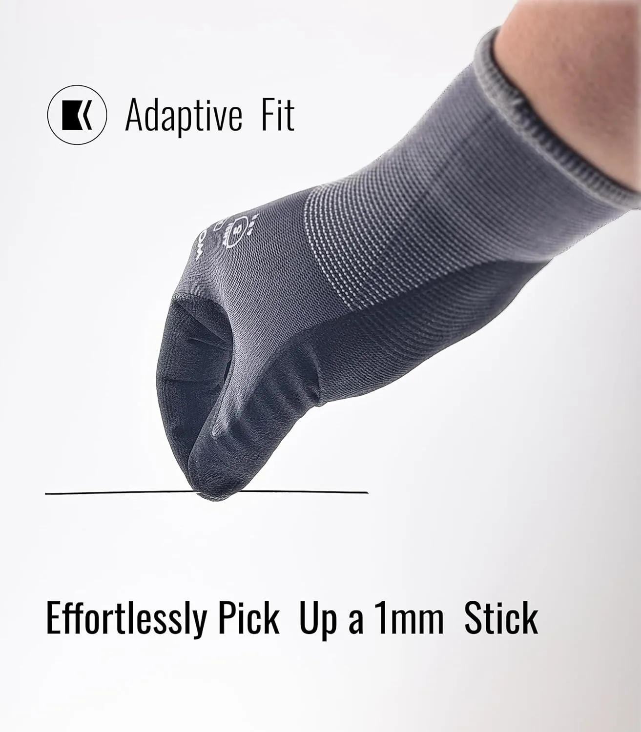 5/10 Pack High Dexterity All-Around Work Gloves, Premium Thin Nitrile Grip, High Durability, XS-3XL, Men & Women