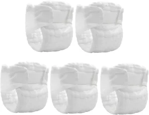 5pcs Cloth Diapers New Born Diapers Leak Proof Nighttime Comfort for Baby