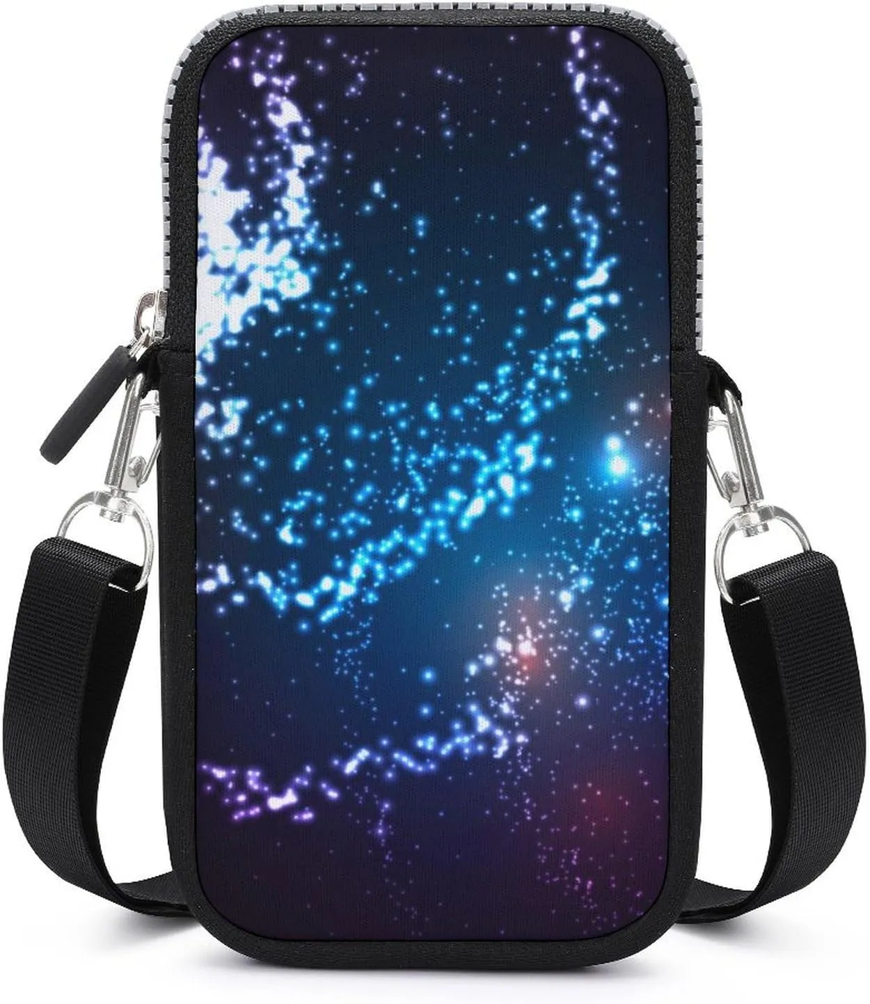 Abstraction Space Galaxy Women Crossbody Phone Purse Adjustable Strap Cell Phone Shoulder Bag Small Belt Bag