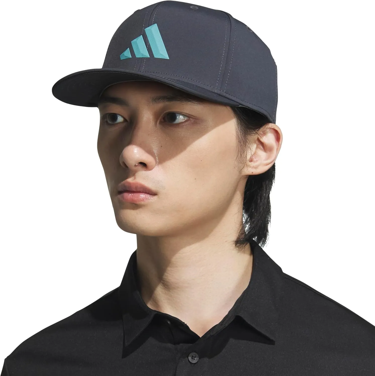 adidas Men's Three Bar Structured Snapback Adjustable Fit Hat 2.0