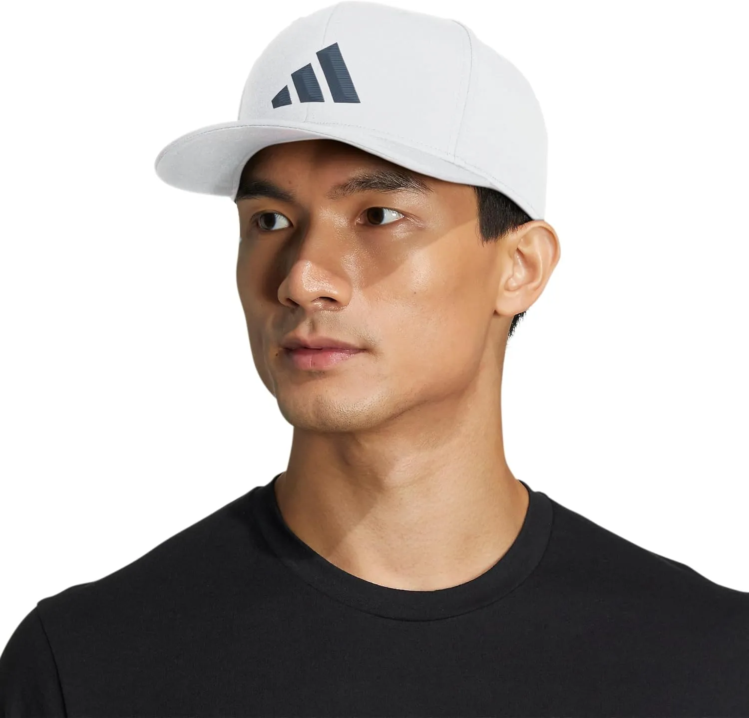 adidas Men's Three Bar Structured Snapback Adjustable Fit Hat 2.0