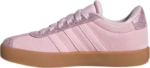 adidas VL Court 3.0 Sneaker, Clear Pink/Clear Pink/Gum, 10.5 US Unisex Little Kid