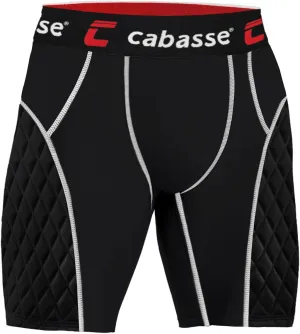Adult Elite Padded Sliding Shorts w/Cup Pocket, Men's Slider Shorts for Baseball & Football
