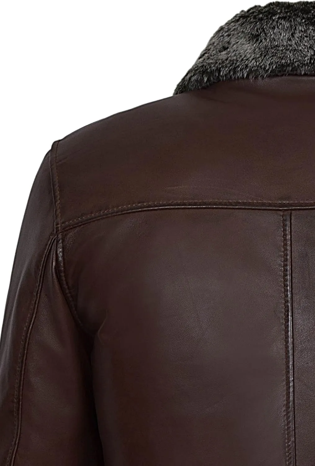 'AIR FORCE' Men's Classic Collar Aviator BOMBER Real Soft Napa Leather Jacket 1169
