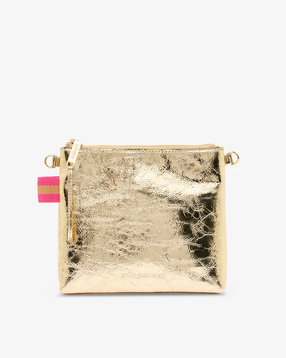 Alexis Crossbody - Gold Crinkle