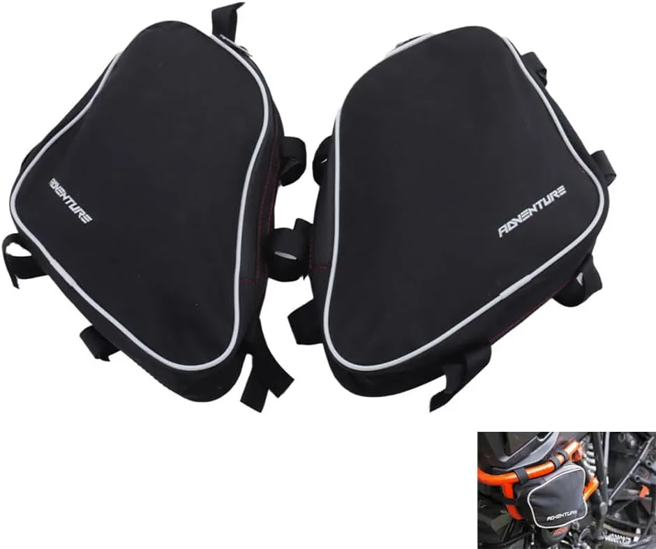 ALmart Motorcycle Frame Storage Tool Gear Bag, Crash Bar Bags, WaterProof Nylon Fits forKTM 1050 1090 1190 1290 Adventure
