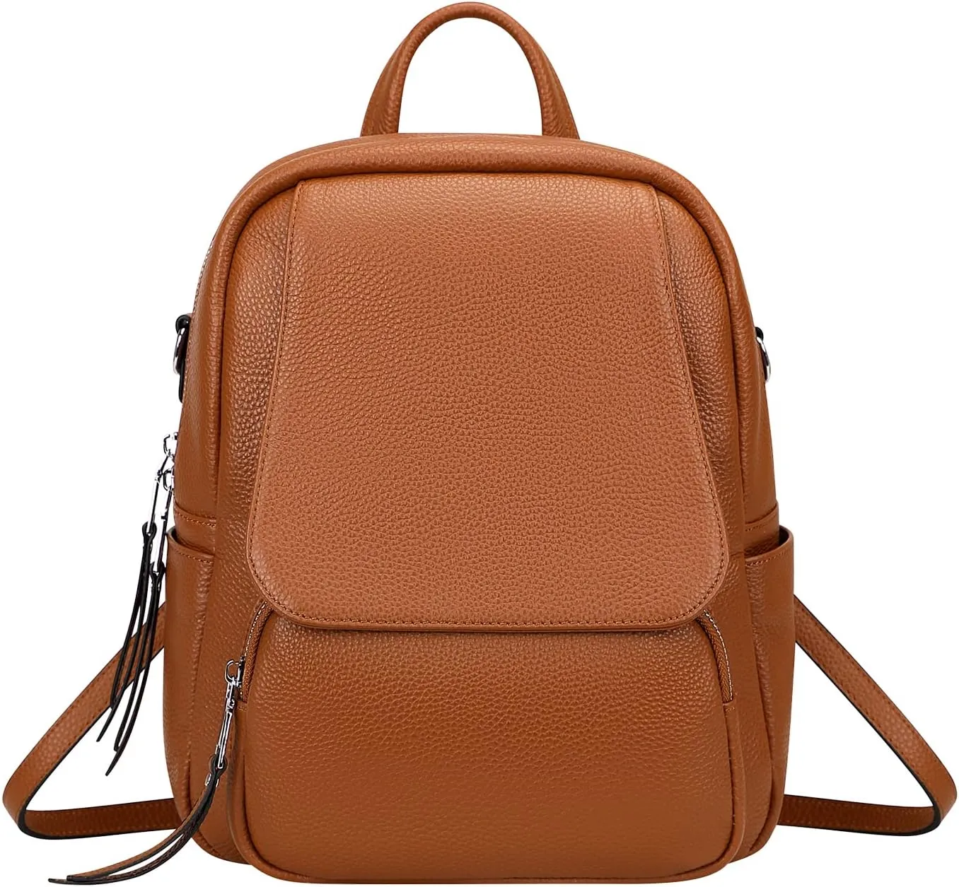 ALTOSY Mini Genuine Leather Backpack for Women Convertible Backpack Purse Shoulder Handbag Crossbody Bag 4 in 1 to Carry