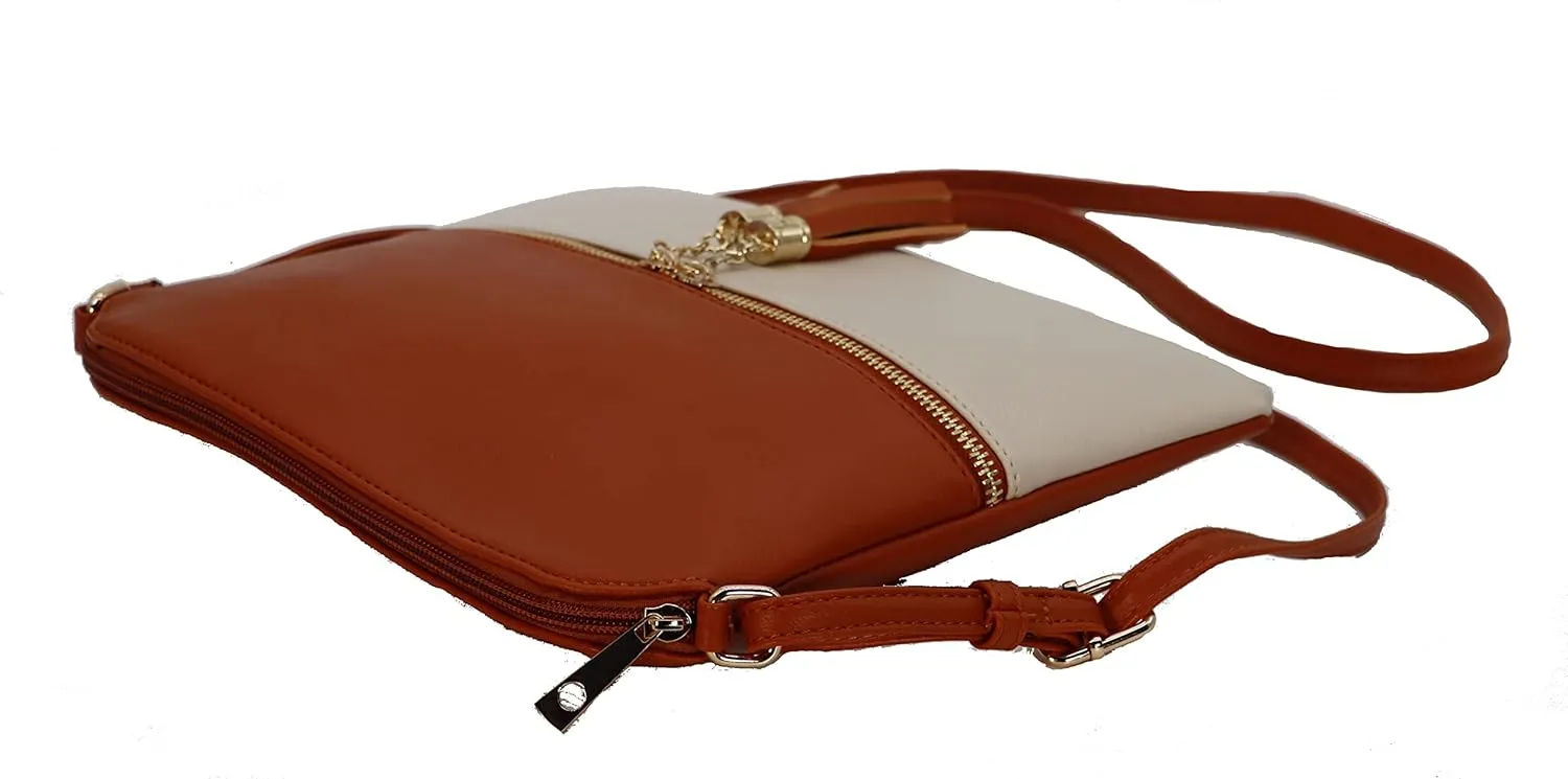 Amaze Medium Crossbody Bag for Women | Shoulder Handbags for Women with Multiple Compartments | PU Leather