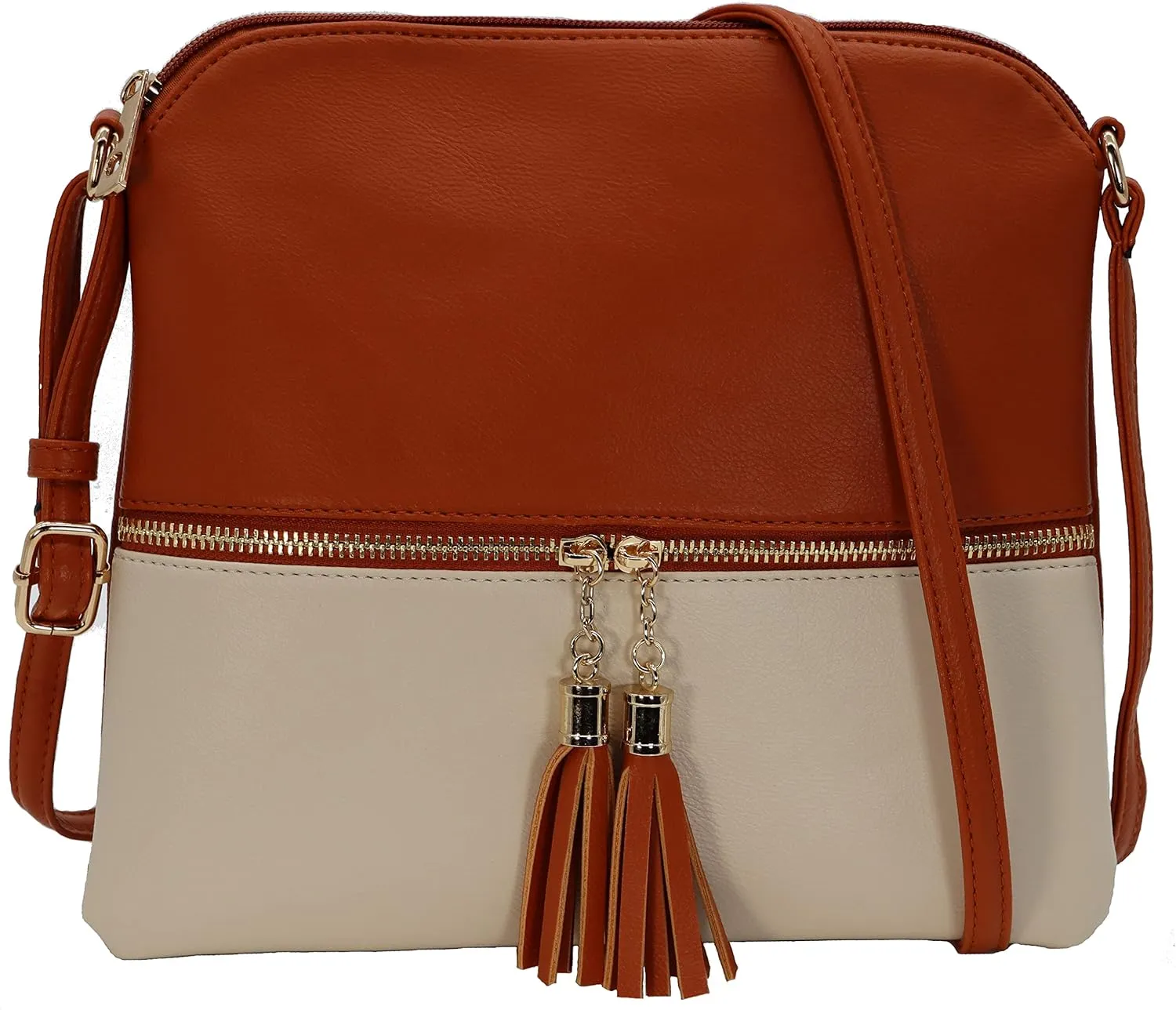 Amaze Medium Crossbody Bag for Women | Shoulder Handbags for Women with Multiple Compartments | PU Leather