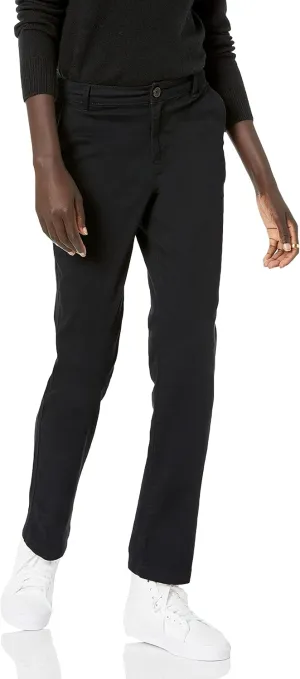 Amazon Essentials Women's Slim Fit, Straight Leg Stretch Twill Chino Pant