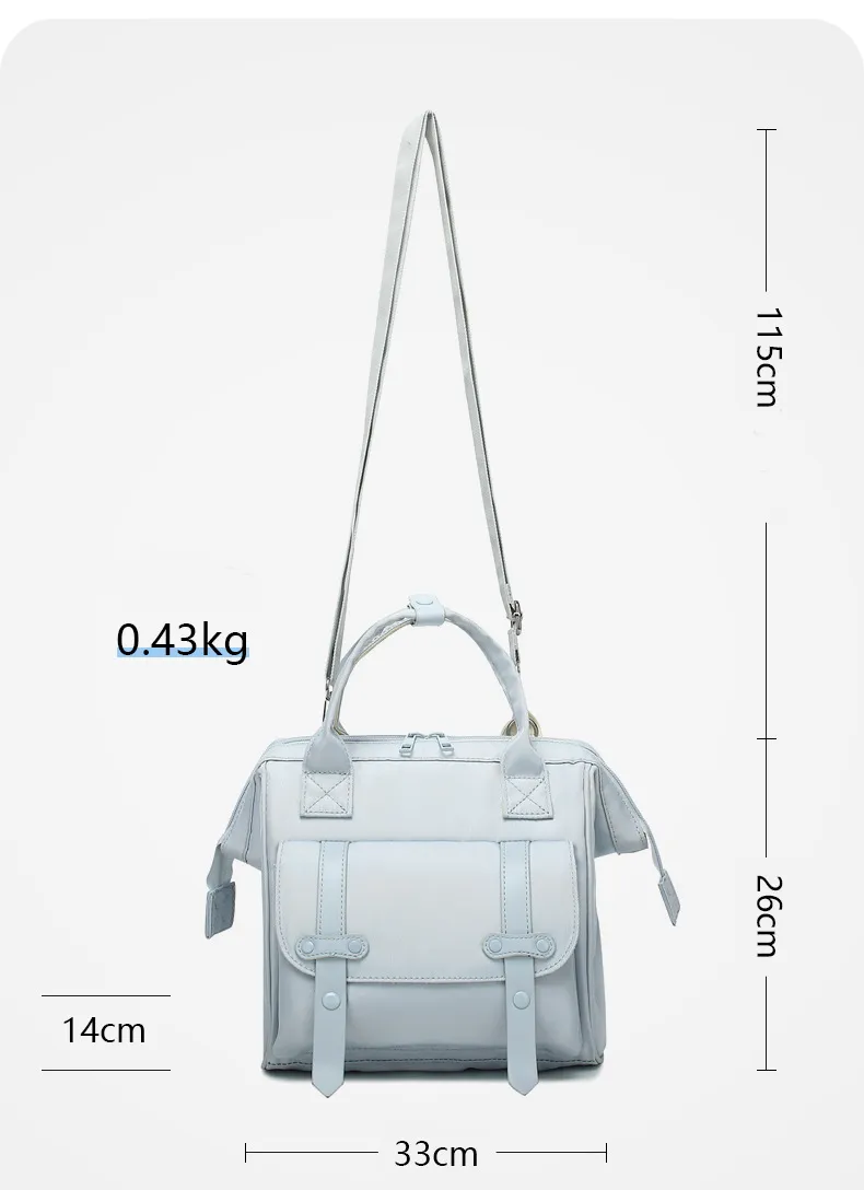 ANYMOM Mommy Diaper Bag Beige Color Backpack Waterproof Handbag Fashion Mommy Shoulder Bag
