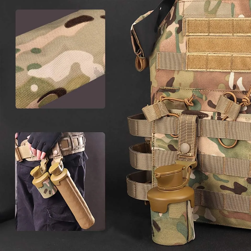 AOUTACC Tactical Molle BBS Storage Pouch, Foldable Airsoft Belt Pouch Bag Case for Hunting Slingshot Balls Pellets Airsoft BBS Bag