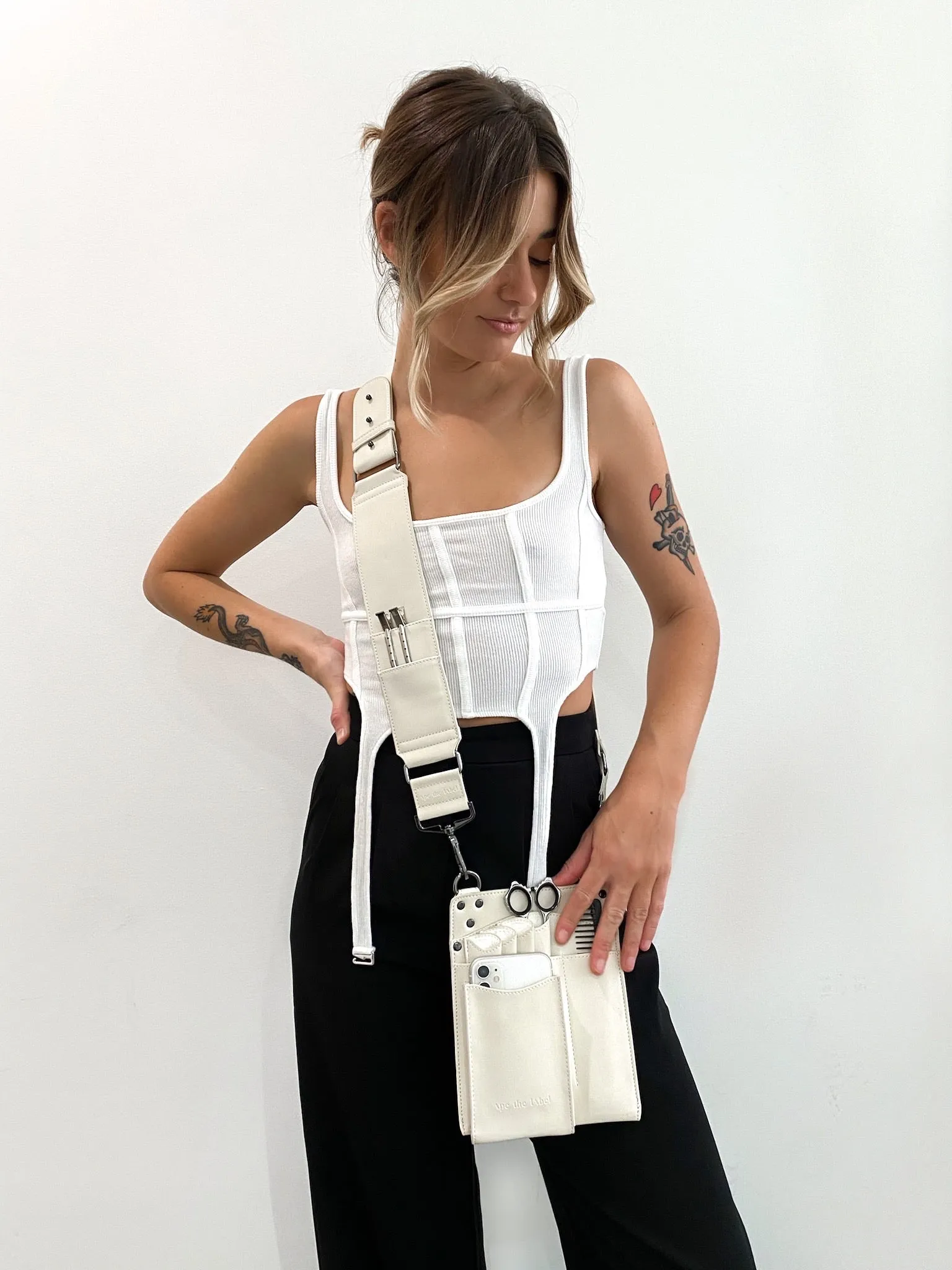 Ape the lAbel - Scissor Pouch - Cream