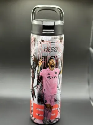 Argentina Soccer/Futbol Player #10 Legend G.O.A.T triple-insulated sports water bottle