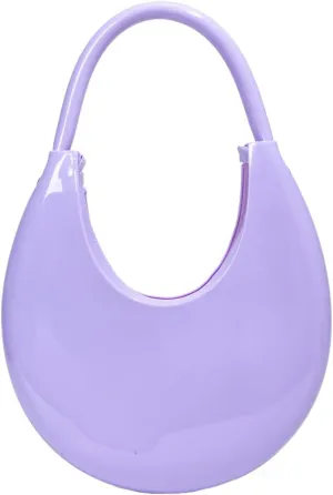 Axcone Easy and stylish French inspired jelly style shoulder bag, handbag, luxurious all day multi-functional