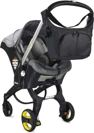 Baby & Beyond Essential Bag, Compatible with Doona Car Seat Stroller, with additional hooks and straps to be compatible with any universal stroller, Converts into Tote Diaper Bag