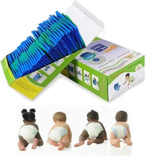 Baby Bathing Diaper refill bags 35 Bags 1050 Counts Fully Compatible with Arm&Hammer Disposal System Diaper Pail Snap, Seal and Toss Refill Bags