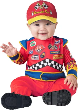 Baby Burnin Rubber Racer Infant Costume (12-18 Months) Red
