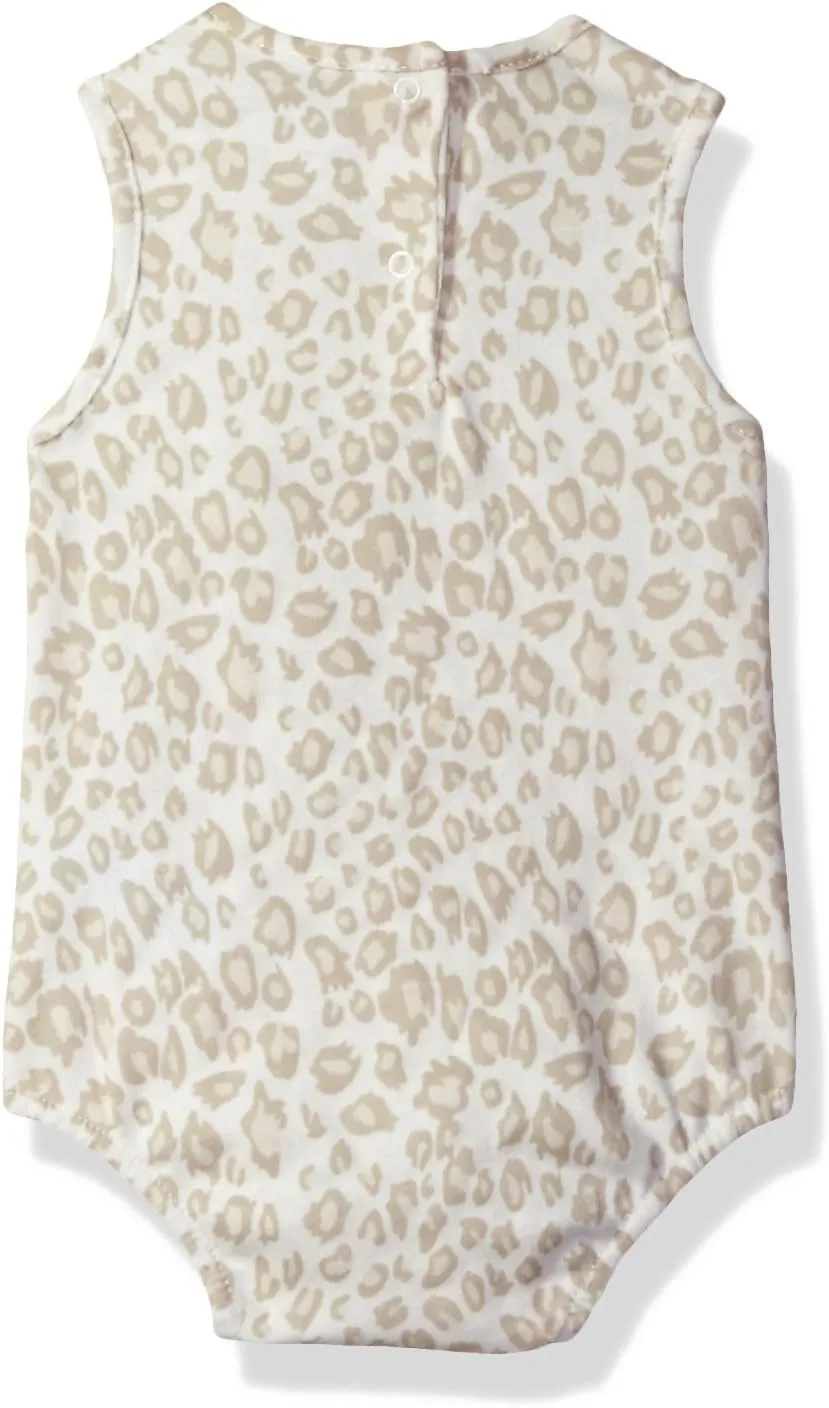 Baby Girls' 1 Piece Sundress with Built in Diaper Cover