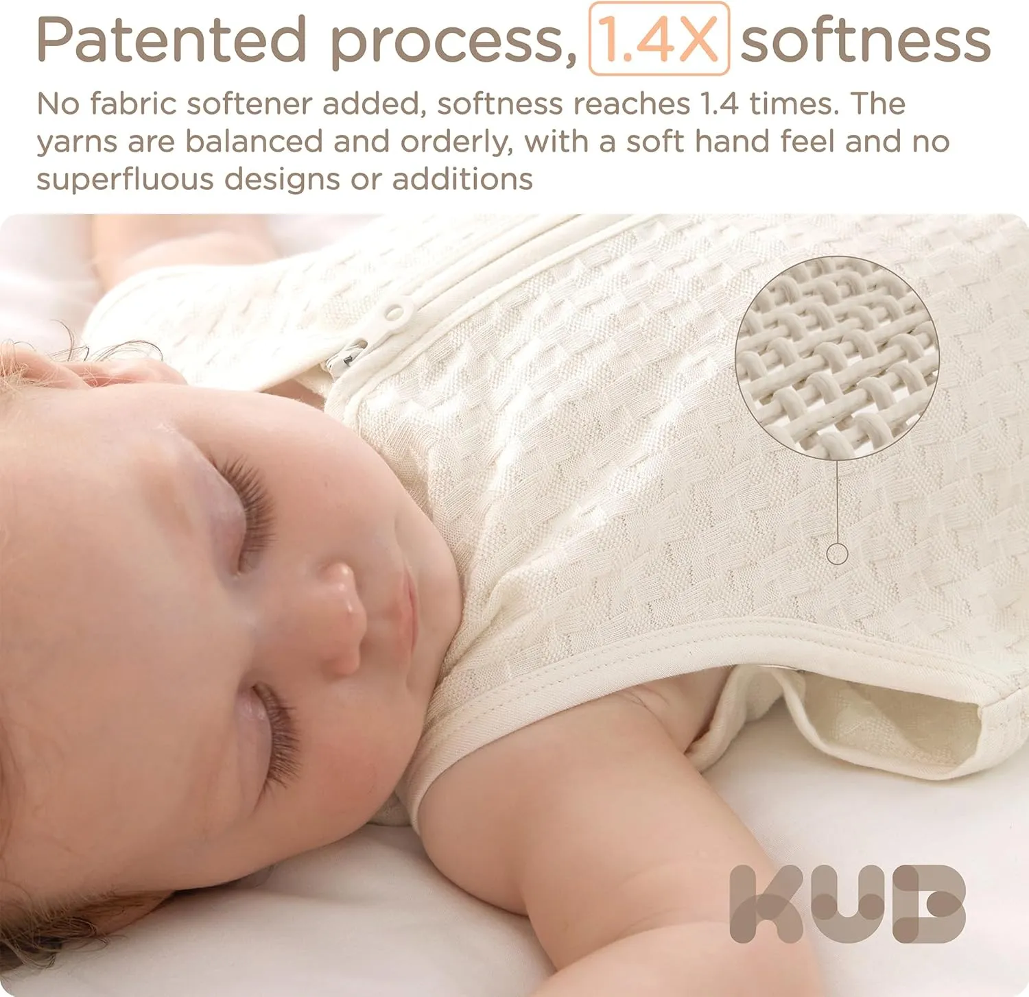 Baby Unisex Sleep Sack 6-12 Months 2-Way Zipper Sleeveless Sleeping Bag 100% Cotton Wearable Blanket for Newborns Infant