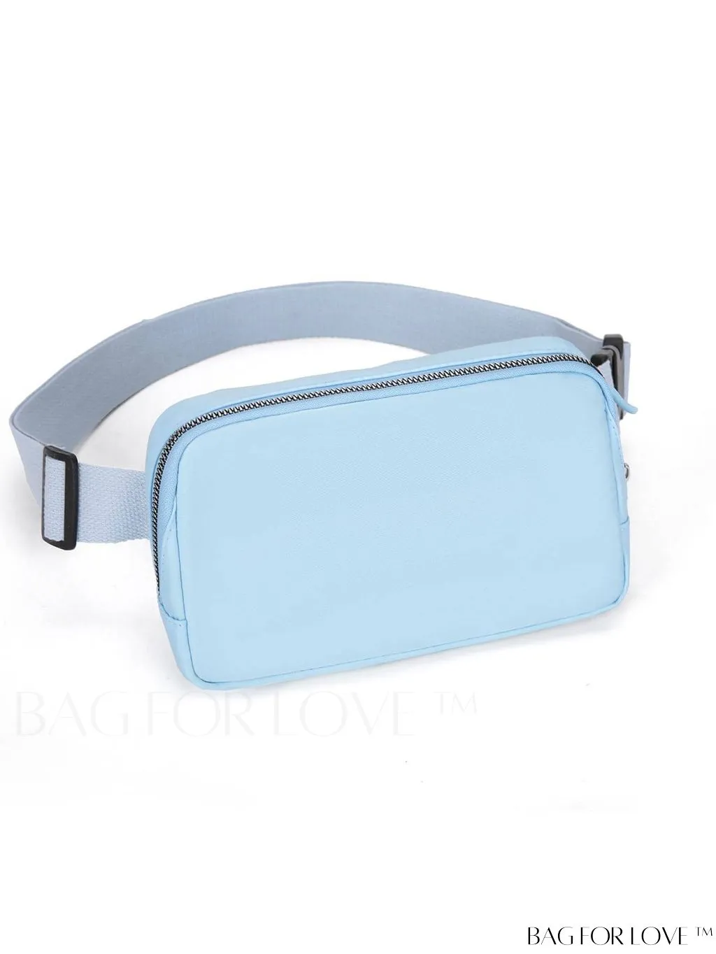 BagForLove - Compact Fanny Pack: Zipper Closure and Minimalist Release Buckle