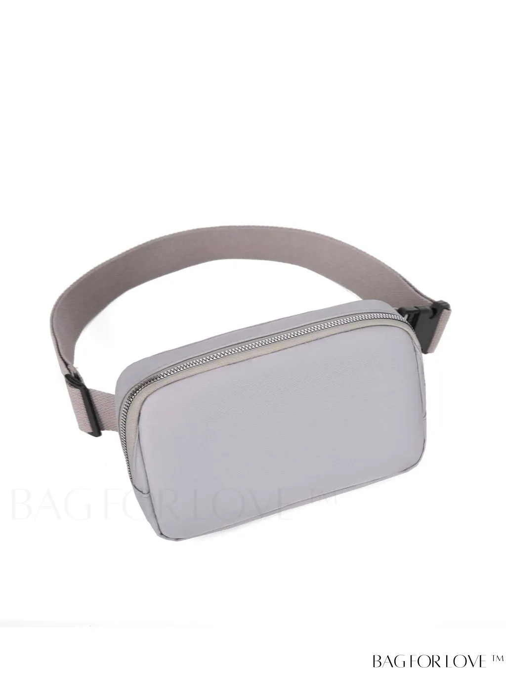 BagForLove - Compact Fanny Pack: Zipper Closure and Minimalist Release Buckle