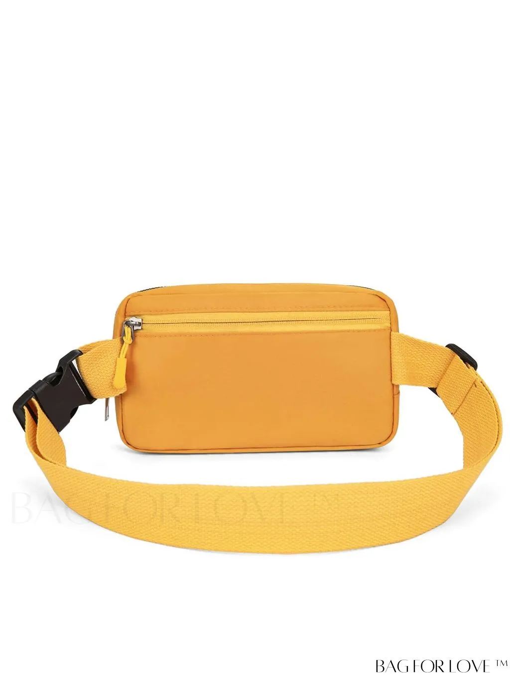 BagForLove - Compact Fanny Pack: Zipper Closure and Minimalist Release Buckle