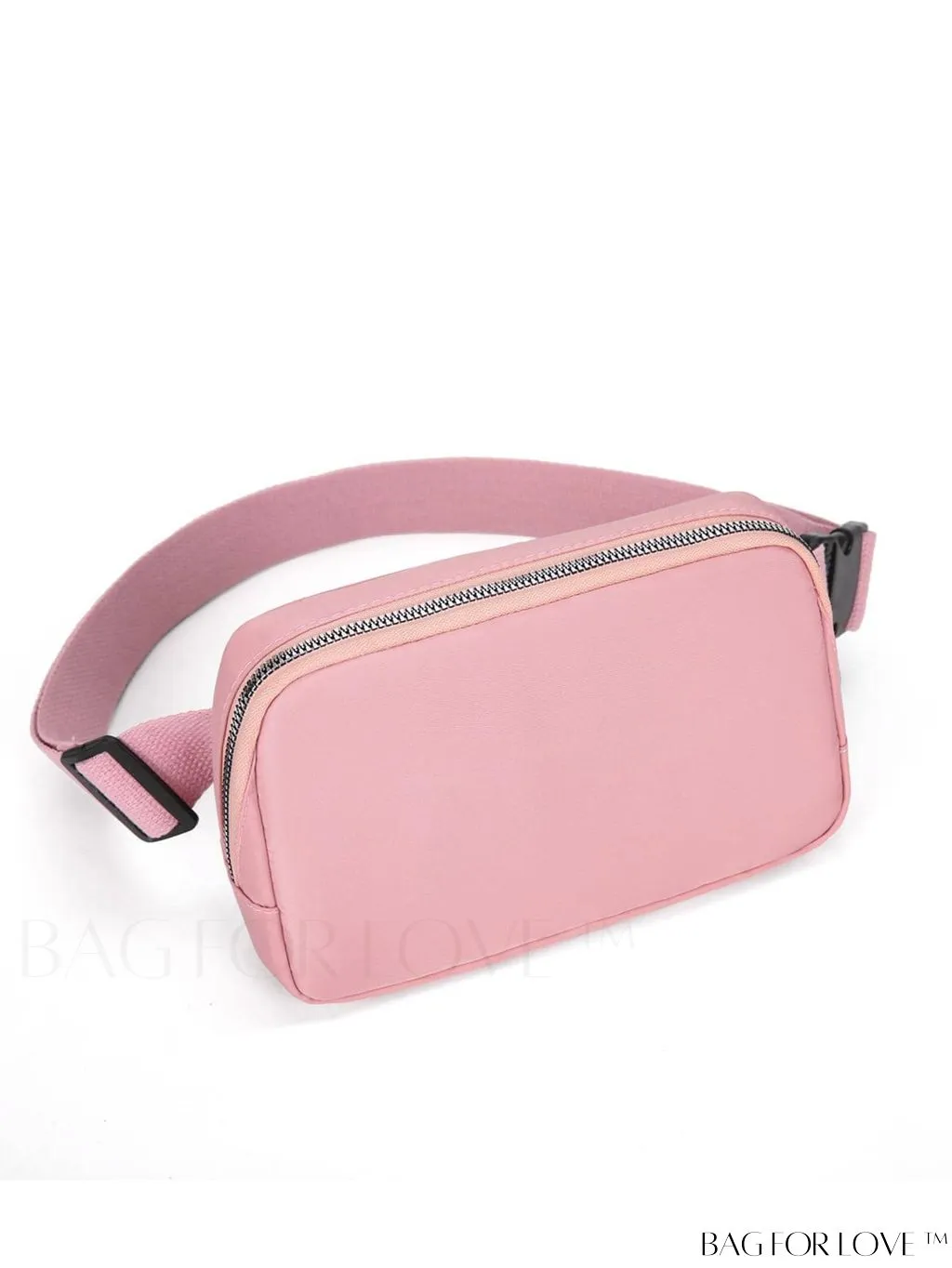 BagForLove - Compact Fanny Pack: Zipper Closure and Minimalist Release Buckle