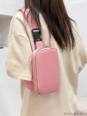 BagForLove - Compact Fanny Pack: Zipper Closure and Minimalist Release Buckle