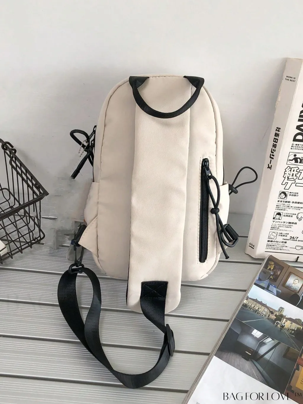 BagForLove - Compact Graphic Letter Mini Sling Bag