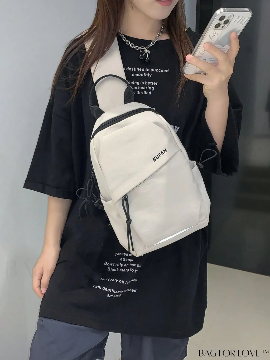 BagForLove - Compact Graphic Letter Mini Sling Bag