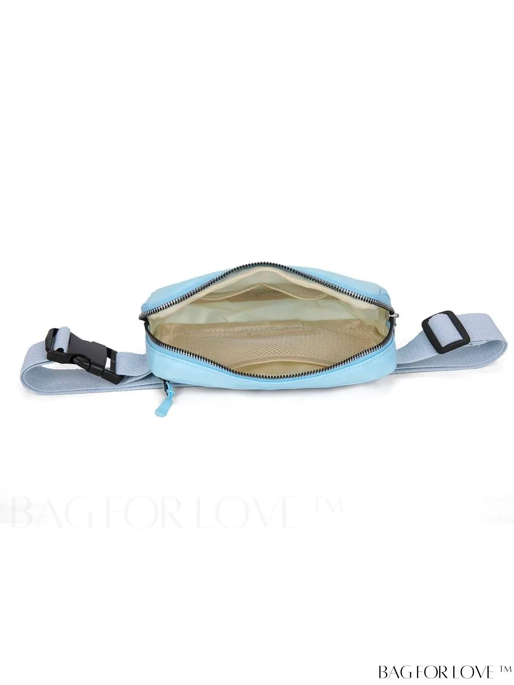 BagForLove - Compact Pink Casual Fanny Pack with Zipper and Adjustable Strap