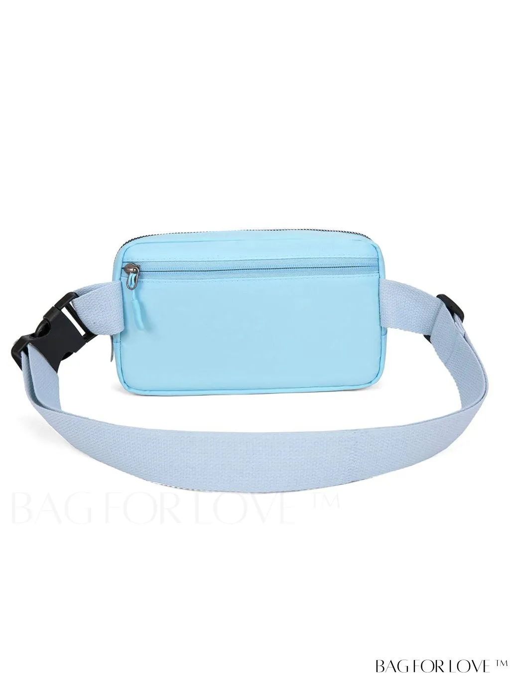 BagForLove - Compact Pink Casual Fanny Pack with Zipper and Adjustable Strap