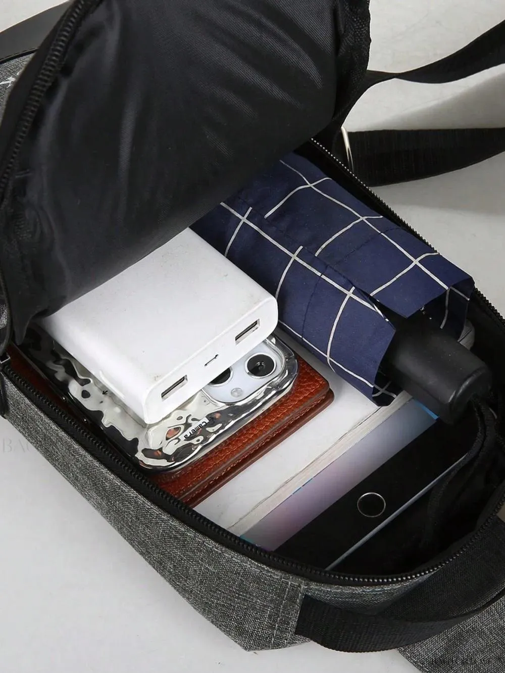 BagForLove - Multi-Functional Nylon Chest Bag with Charging Outlets