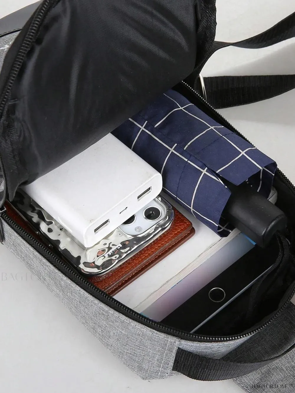 BagForLove - Multi-Functional Nylon Chest Bag with Charging Outlets