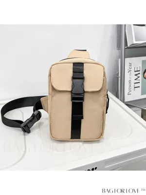 BagForLove - Stylish Korean Casual Streetwear Chest Bag - Versatile Sports Bag for Fashion Enthusiasts
