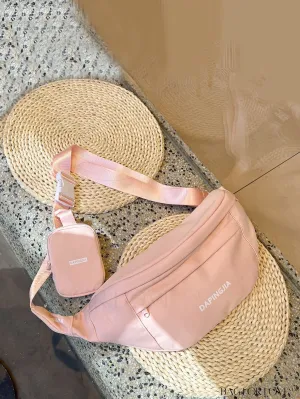 BagForLove - Stylish Nylon College Chest Bag for Women with Coin Purse - Spacious & Versatile