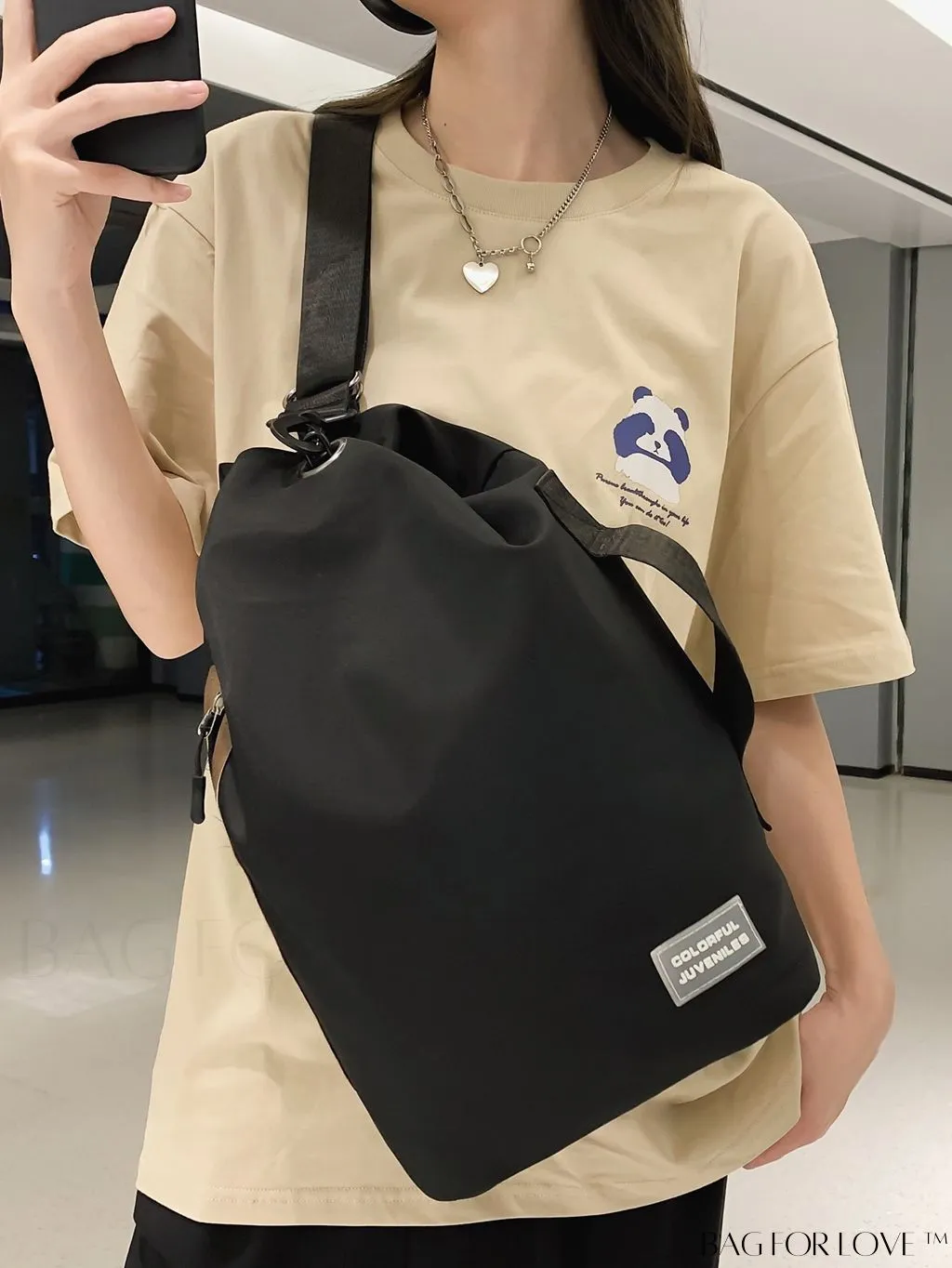 BagForLove - Stylish Unisex Chest Bag: Zippered, Spacious, Waterproof - Perfect for Casual Everyday Use!