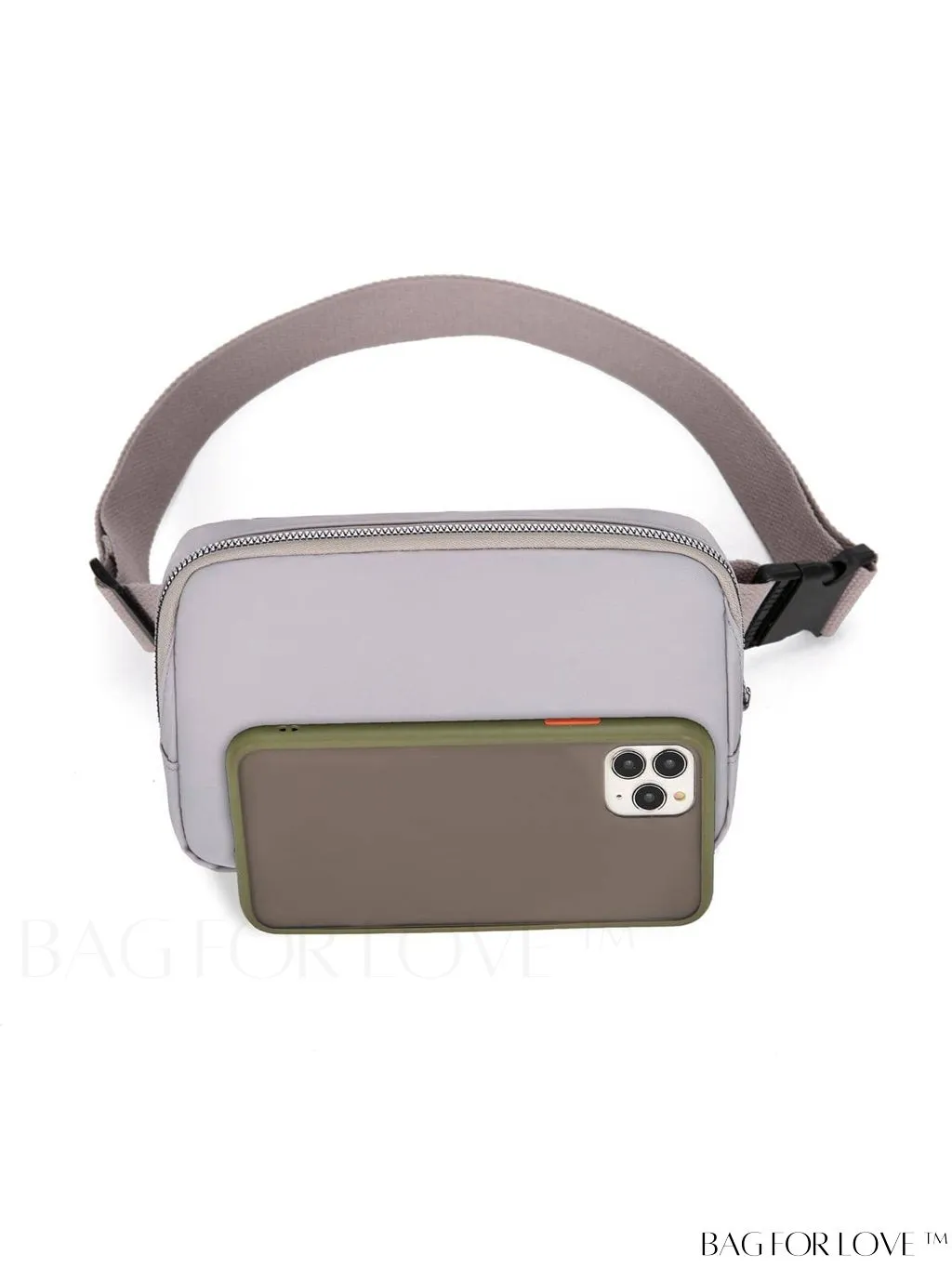 BagForLove - Unisex Solid-Color Minimalist Waist Bag: Sleek and Stylish