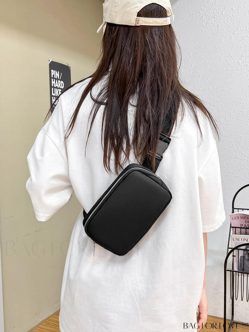 BagForLove - Unisex Solid-Color Minimalist Waist Bag: Sleek and Stylish