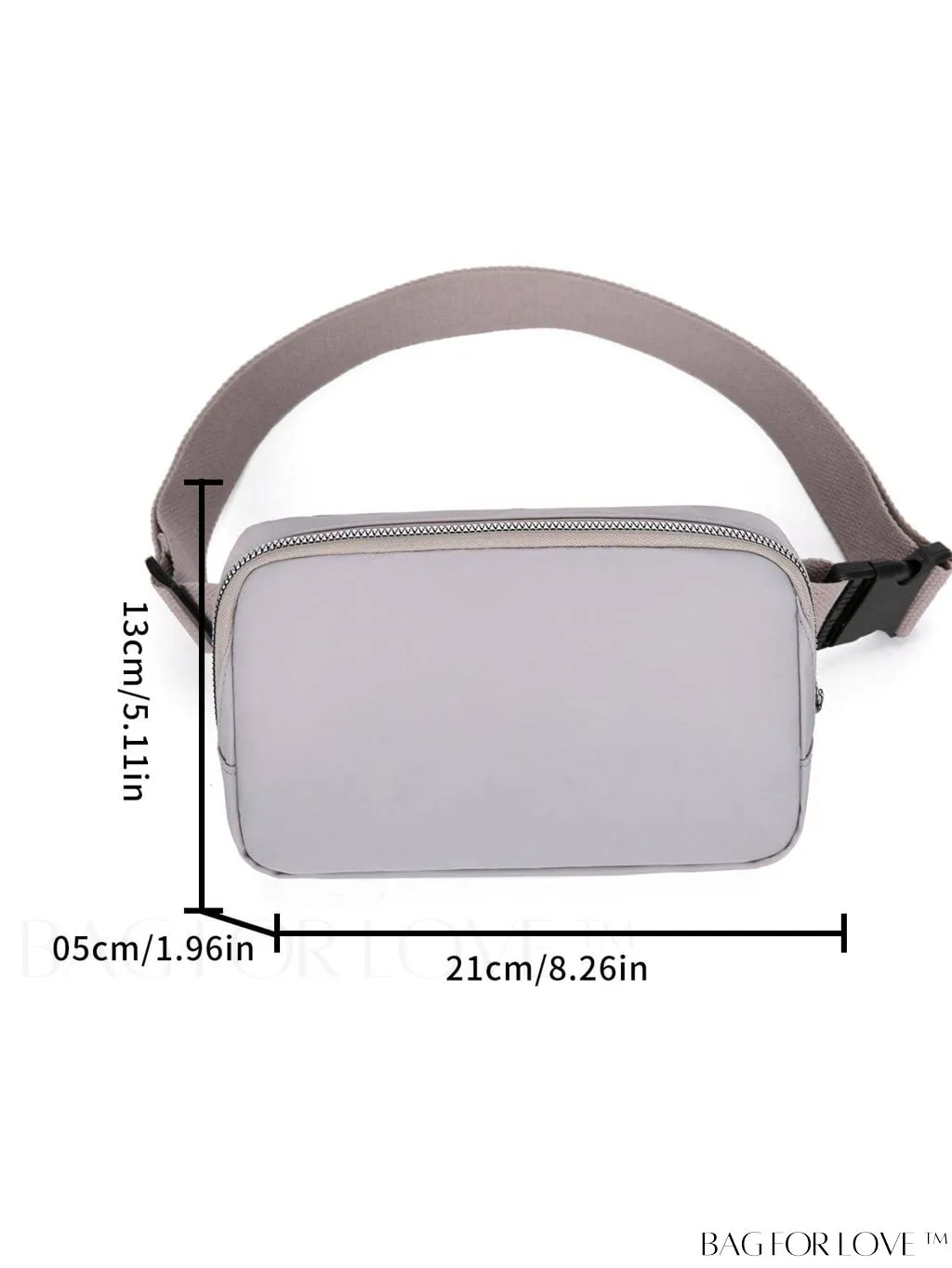 BagForLove - Unisex Solid-Color Minimalist Waist Bag: Sleek and Stylish