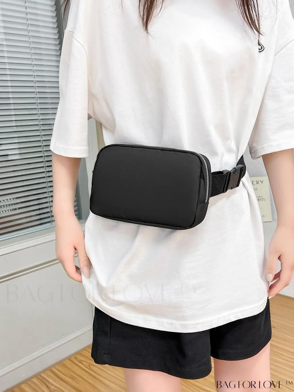 BagForLove - Unisex Solid-Color Minimalist Waist Bag: Sleek and Stylish