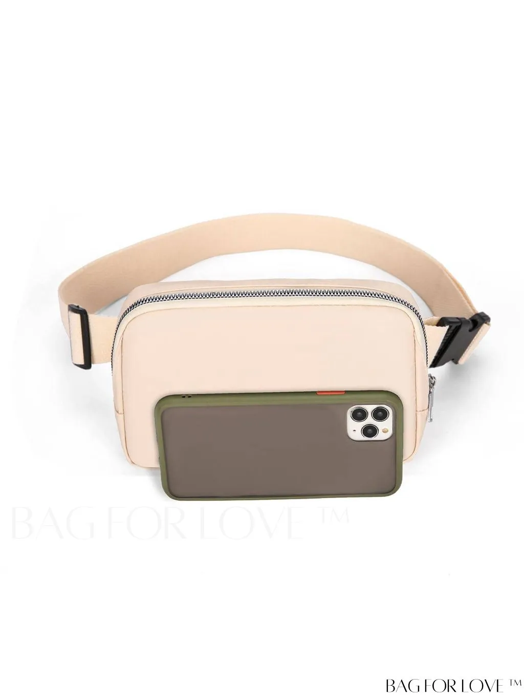BagForLove - Unisex Solid-Color Minimalist Waist Bag: Sleek and Stylish